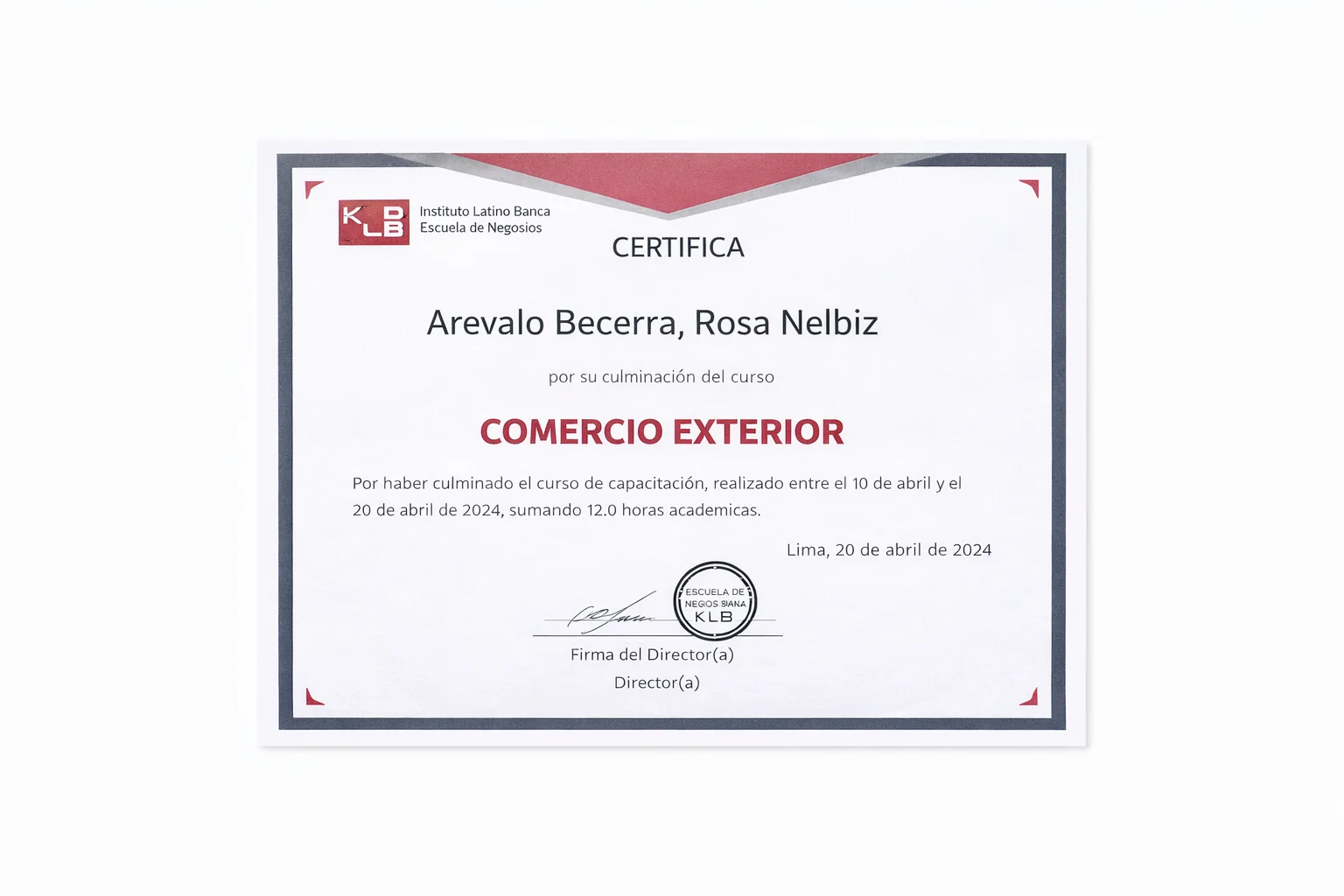 Certificación